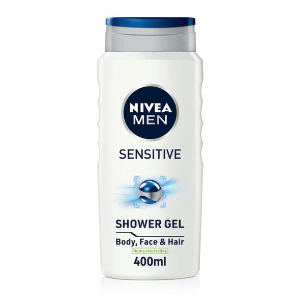 Nivea Men Shower Gel Sensitive 400ml - O'Sullivans Pharmacy - Toiletries - 4005900690500