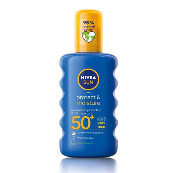 Nivea Sun Protect & Moisture Spray SPF50+ 200ml - O'Sullivans Pharmacy - Suncare & Travel - 4005808856695