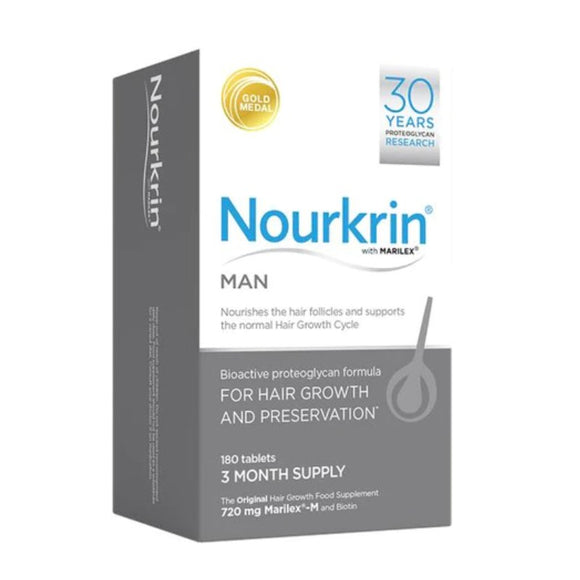 Nourkrin Men 180 Pack - O'Sullivans Pharmacy - Vitamins - 5707725104017