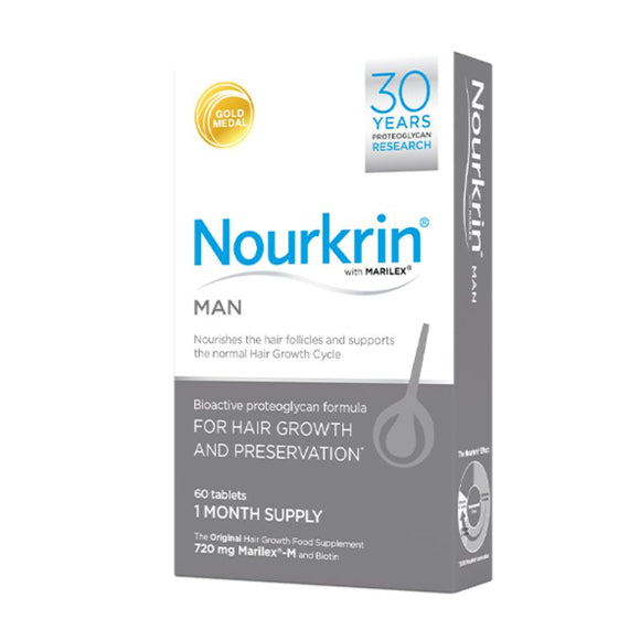 Nourkrin Men 60 Pack - O'Sullivans Pharmacy - Vitamins - 5707725100033