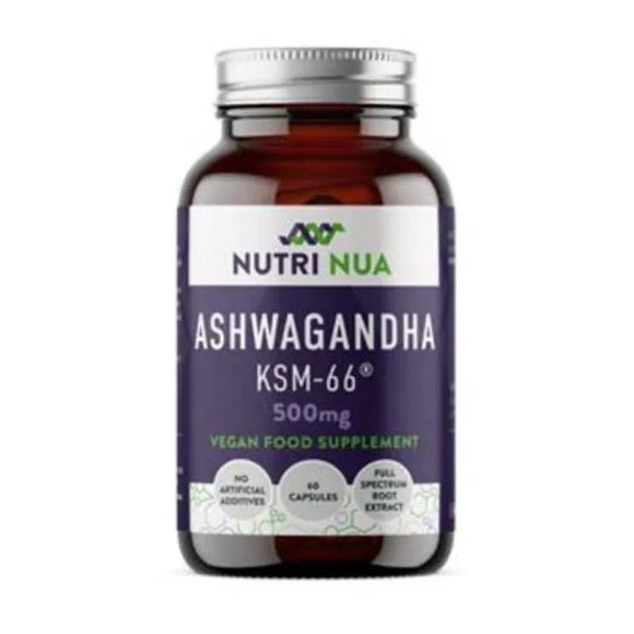 Nutri Nua Ashwagandha KSM 66 500mg Capsules 60 Pack - O'Sullivans Pharmacy