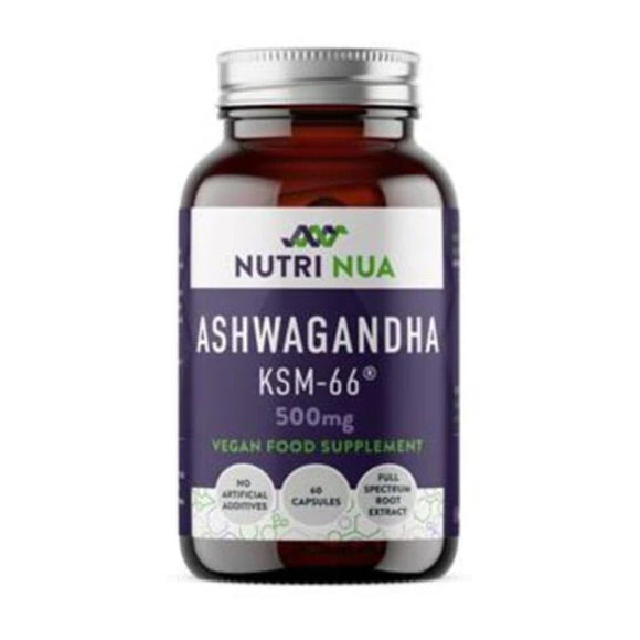 Nutri Nua Ashwagandha KSM 66 500mg Capsules 60 Pack - O'Sullivans Pharmacy - Vitamins - 5391522032330