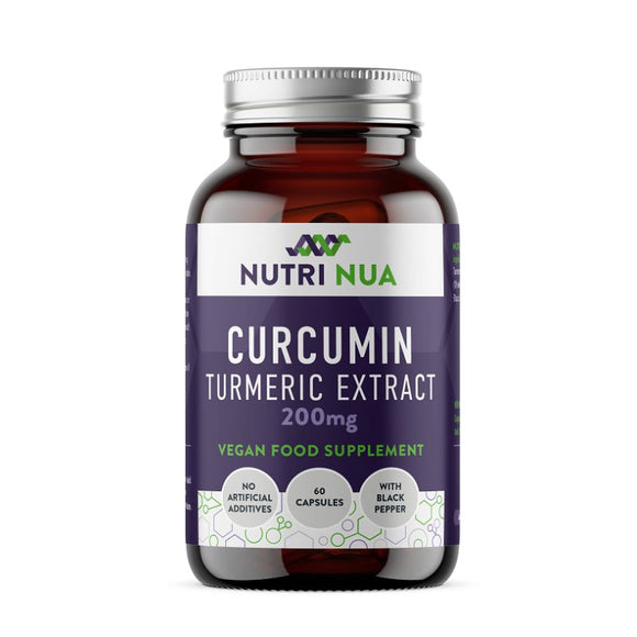 Nutri Nua Curcumin Turmeric Extract 200mg 60 Capsules - O'Sullivans Pharmacy - Vitamins - 5391522031852