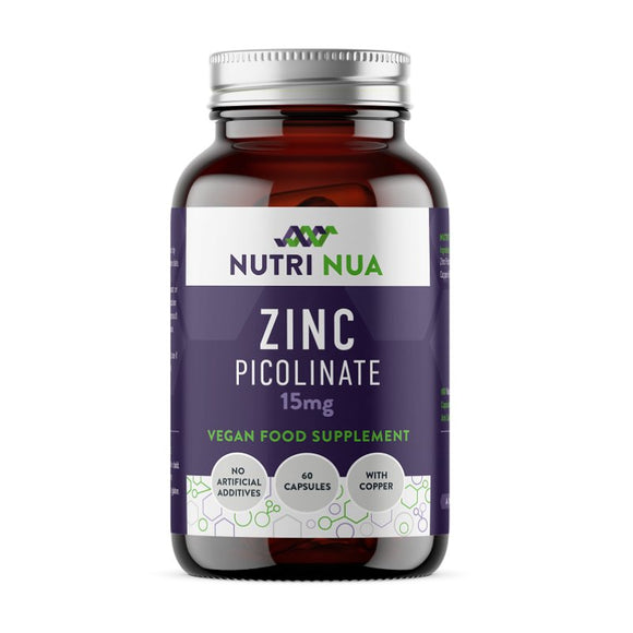 Nutri Nua Zinc Picolinate 15mg 60 Capsules - O'Sullivans Pharmacy - Vitamins - 5391522031807