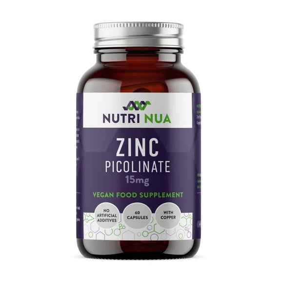 Nutri Nua Zinc Picolinate 15mg 60 Capsules - O'Sullivans Pharmacy