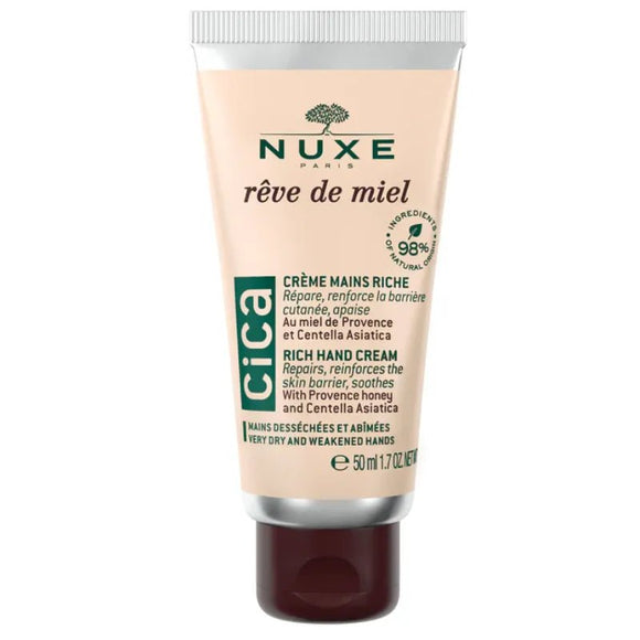 Nuxe Cica Rich Hand Cream 50ml - O'Sullivans Pharmacy