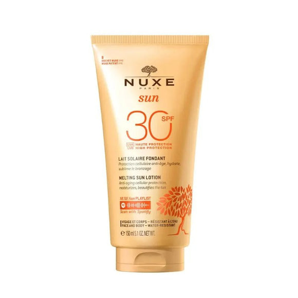 Nuxe Sun Melting Lotion SPF30 Face & Body 150ml - O'Sullivans Pharmacy