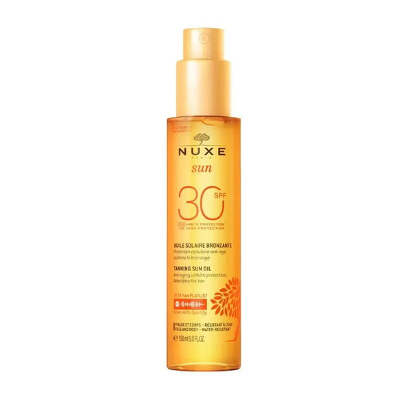 Nuxe Sun Tanning Oil High Protection SPF30 150ml - O'Sullivans Pharmacy