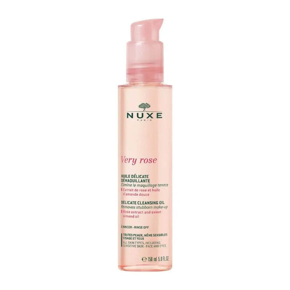 Nuxe Very Rose Delicate Cleansing Oil 150ml - O'Sullivans Pharmacy