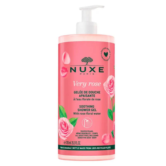 Nuxe Very Rose Shower Gel 750ml - O'Sullivans Pharmacy