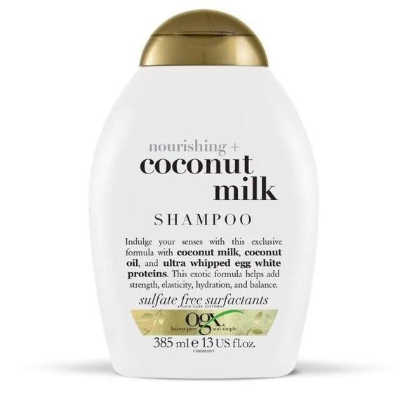 Ogx Nourishing Coconut Milk Shampoo 385ml - O'Sullivans Pharmacy