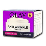 Olay Anti - Wrinkle Firm & Lift Day Cream SPF15 50ml - O'Sullivans Pharmacy