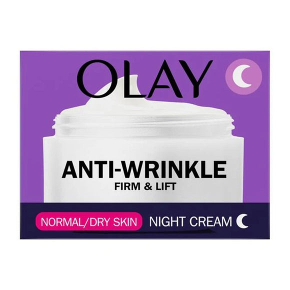 Olay Anti - Wrinkle Firm & Lift Night Cream 50ml - O'Sullivans Pharmacy - Skincare - 5000174944662