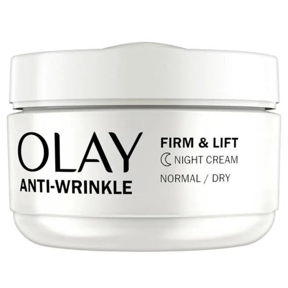 Olay Anti Wrinkle Firm & Lift Night Cream 50ml - O'Sullivans Pharmacy