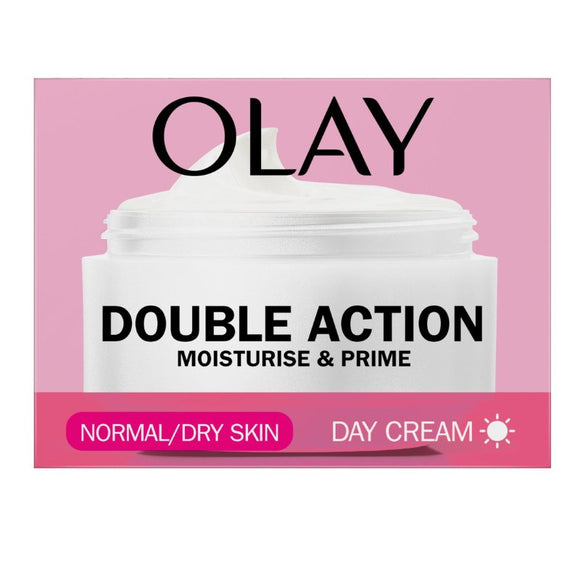 Olay Double Action Moisture & Prime Normal/Dry Skin 50ml - O'Sullivans Pharmacy - Skincare - 500174070354