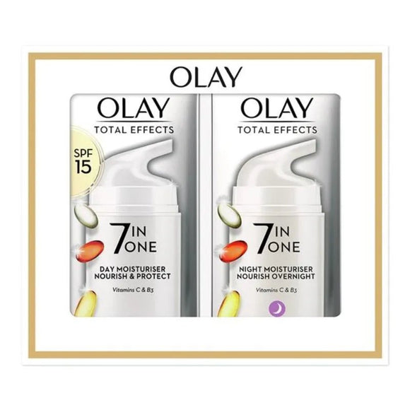Olay Total Effects 7in1 Day & Night Moisturiser Giftset - O'Sullivans Pharmacy