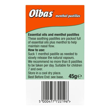 Olbas Pastilles 45g - O'Sullivans Pharmacy