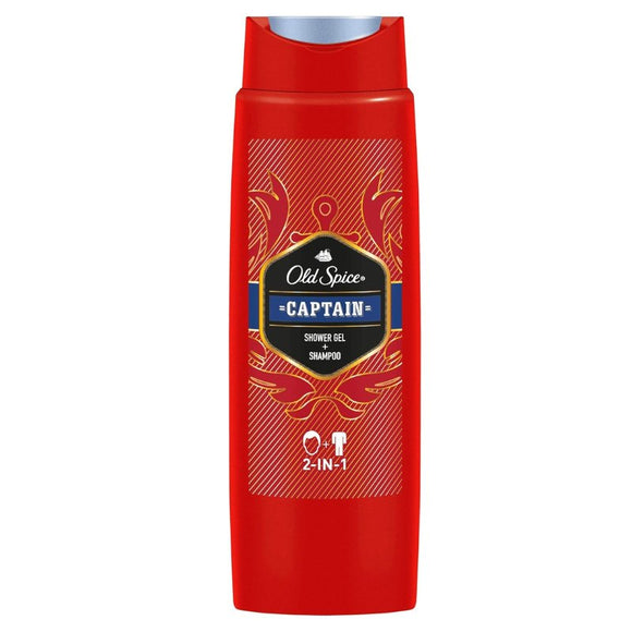 Old Spice Captain Shower Gel 250ml - O'Sullivans Pharmacy - Toiletries - 8001090965431