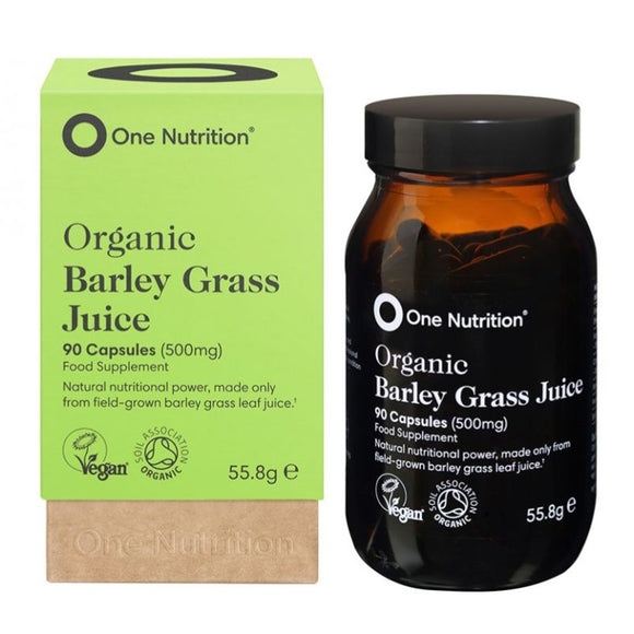 One Nutrition Organic Barley Grass Juice 90 Capsules - O'Sullivans Pharmacy - Vitamins - 5391500071245