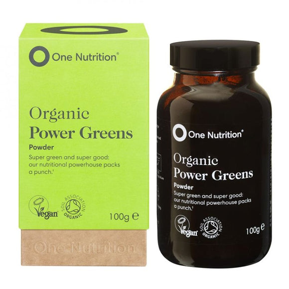 One Nutrition Organic Power Greens Powder 100g - O'Sullivans Pharmacy - Vitamins - 5391500077735