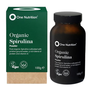 One Nutrition Organic Spirulina Powder 100g - O'Sullivans Pharmacy - Vitamins - 5391500077650