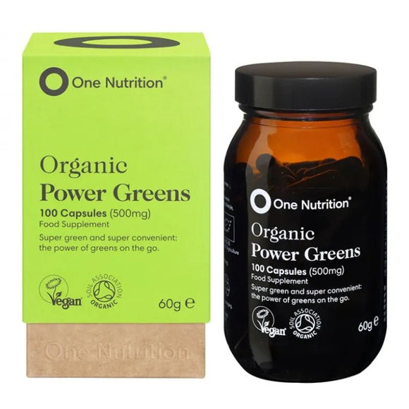 One Nutrition Premium Power Greens 100 Capsules - O'Sullivans Pharmacy