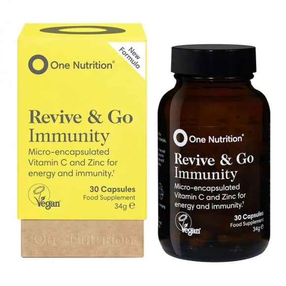 One Nutrition Revive & Go Immunity Vitamin C & Zinc 30 Caps - O'Sullivans Pharmacy