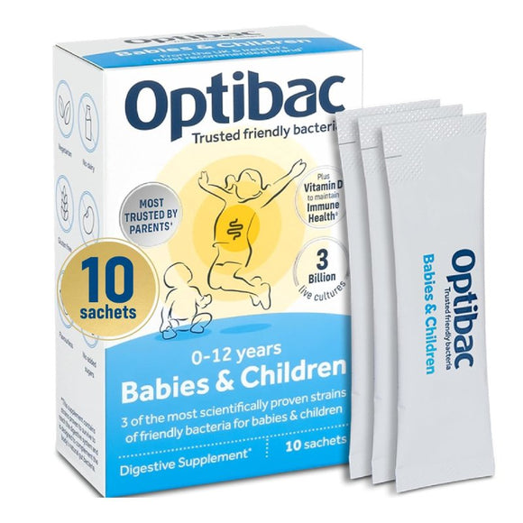 Optibac Probiotics Babies And Children 10 Pack - O'Sullivans Pharmacy - Vitamins - 5060086610277