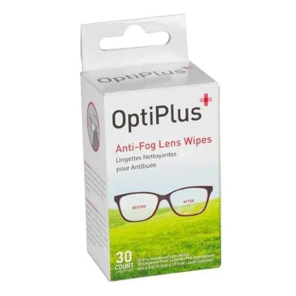 Optiplus Anti Fog Wipes 30 Pack - O'Sullivans Pharmacy