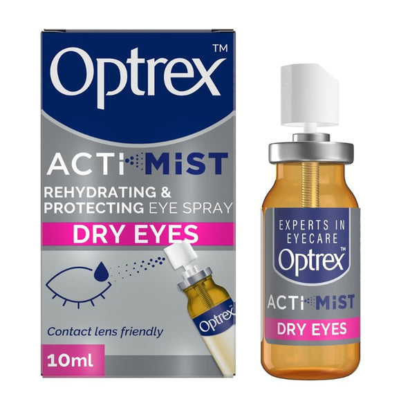 Optrex Actimist Double Action Dry Eye Spray 10ml - O'Sullivans Pharmacy - Medicines & Health - 5000158101241