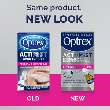 Optrex Actimist Double Action Dry Eye Spray 10ml - O'Sullivans Pharmacy - Medicines & Health - 5000158101241