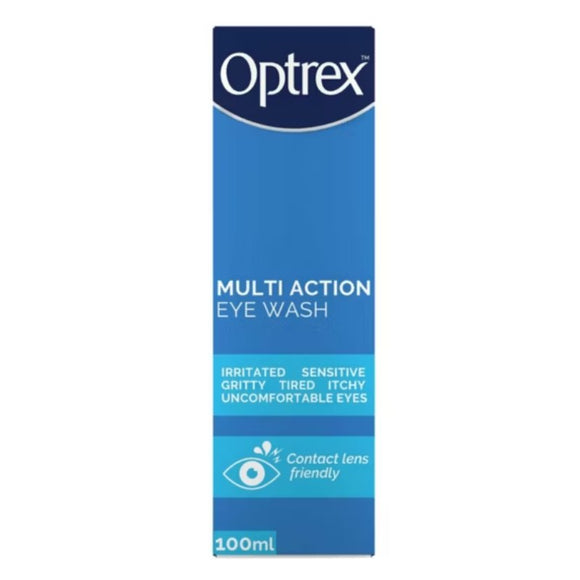 Optrex Multi - Action Eye Wash 100ml - O'Sullivans Pharmacy - Medicines & Health - 5011417590928