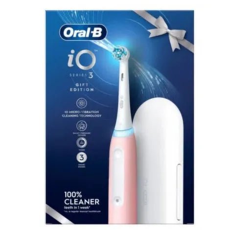 Oral B iO Series 3 Blush Pink Electric Toothbrush - O'Sullivans Pharmacy
