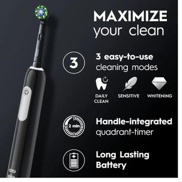 Oral B Pro Series 1 Black Electric Toothbrush - O'Sullivans Pharmacy