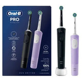 Oral B Vitality Pro Black & Lilac Electric Toothbrush Duo Pack - O'Sullivans Pharmacy