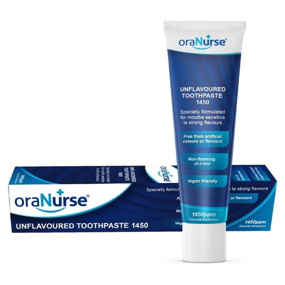 OraNurse 1450 Unflavoured Toothpaste (+4yrs) 50ml - O'Sullivans Pharmacy - Toiletries - 5060195980087