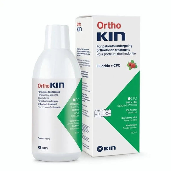 Ortho Kin Mouthwash 500ml - O'Sullivans Pharmacy
