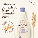 Aveeno Baby Calming Comfort Bedtime Bath & Wash 400ml