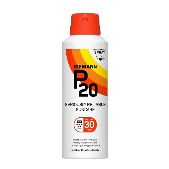 P20 Sun Protection SPF30 Spray 150ml - O'Sullivans Pharmacy - Suncare & Travel - 5701943100370