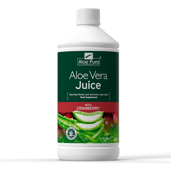 Aloe Pura Cranberry & Aloe Vera Juice 1 Litre