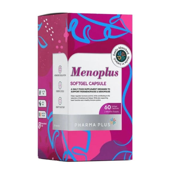Pharma Plus Menoplus 60 Capsules - O'Sullivans Pharmacy - Vitamins - 5391542580057