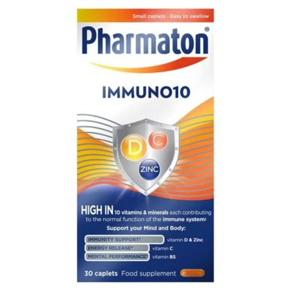 Pharmaton Immuno 10 Capsules 30 Pack - O'Sullivans Pharmacy
