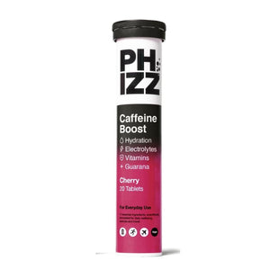 Phizz Cherry 3in1 Caffeine Effervescent 20 Tablets - O'Sullivans Pharmacy - Vitamins - 5060447850304