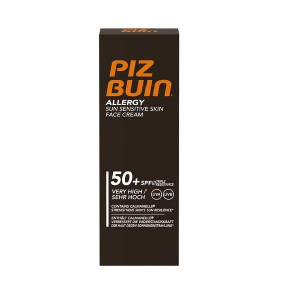 Piz Buin Allergy Sun Sensitive Face Cream SPF50+ 50ml - O'Sullivans Pharmacy - Skincare - 3574661117621