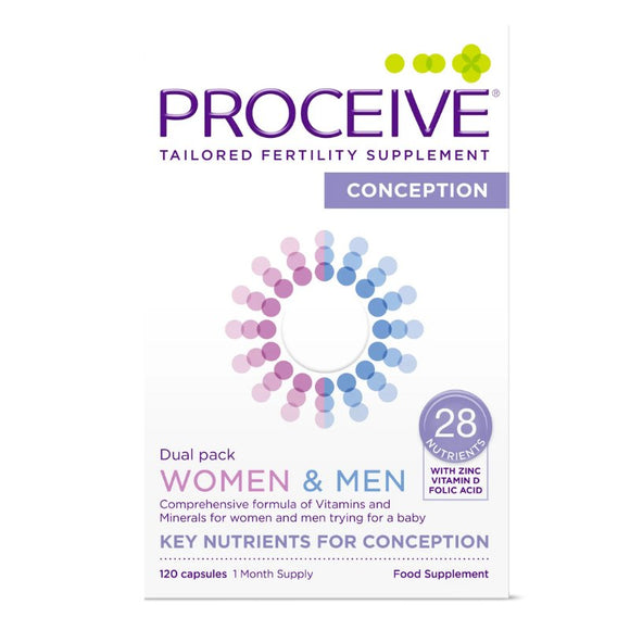 Proceive Women and Men Dual Pack 120 Capsules - O'Sullivans Pharmacy - Vitamins - 5392000077256