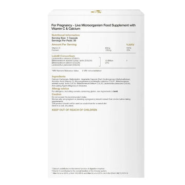 Proven Probiotics For Pregnancy Capsules 30 Pack - O'Sullivans Pharmacy