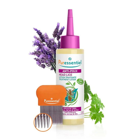 Puressentiel Head Lice Treatment Lotion + Comb 100ml - O'Sullivans Pharmacy