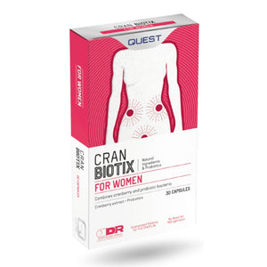 Quest CranBiotix Biotix 30 Capsules - O'Sullivans Pharmacy - Vitamins - 5022339612018