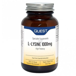 Quest L - Lysine 1000mg 90 Tablets - O'Sullivans Pharmacy - Vitamins - 5022339877011