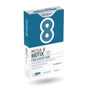 Quest Mega 8 Biotix Capsules 30 Pack - O'Sullivans Pharmacy - Vitamins - 5022339634010